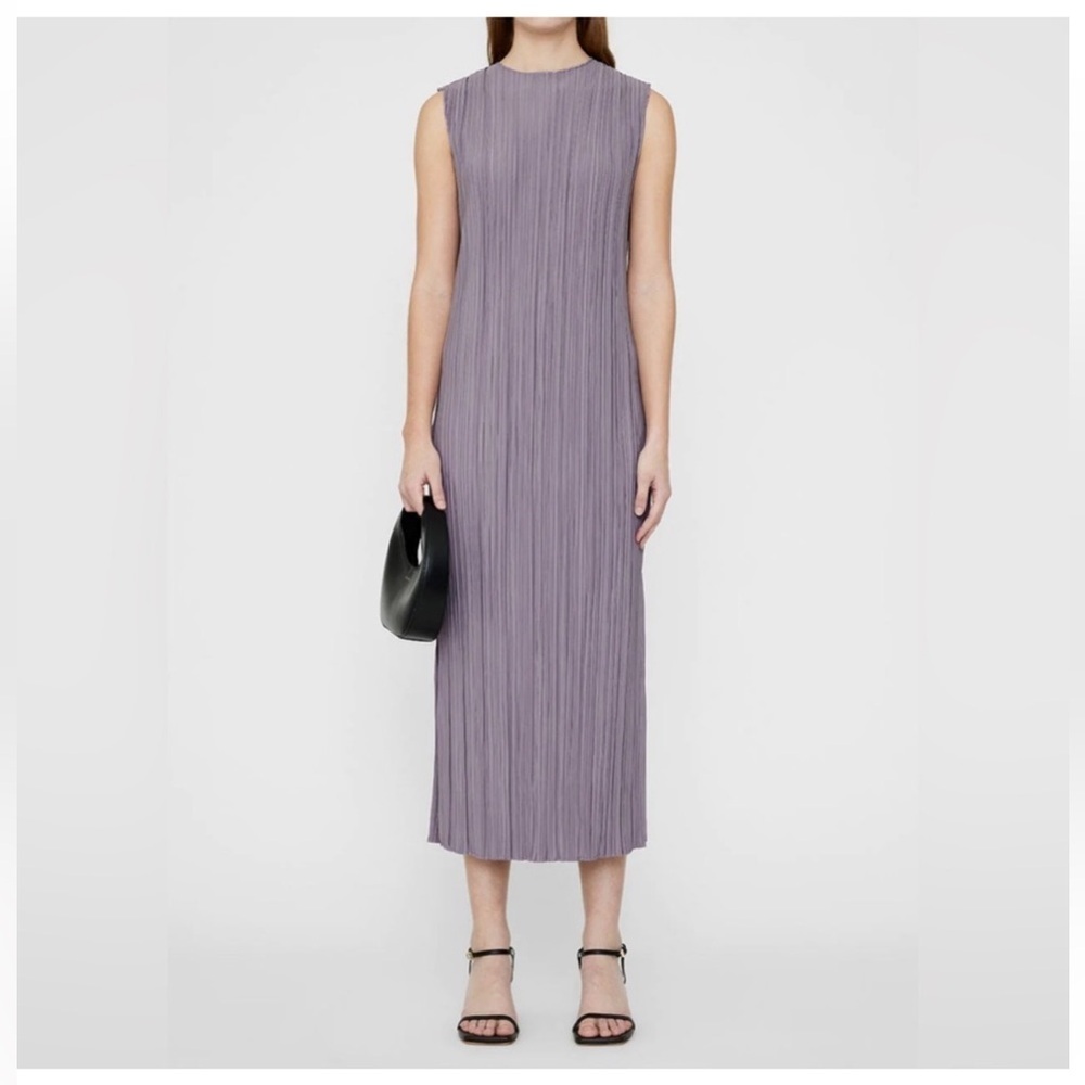 Anine Bing Melanie Dress purple size large new